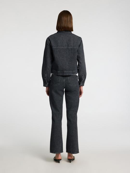 Image du produit Selected Femme Veste en jean noir délavé (36)