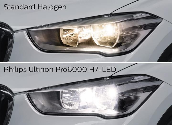 Actual product image Philips Ultinon Pro6000 (H7)