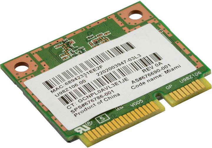 Produktbild HP Atheros AR9462 (Mini PCI Express)