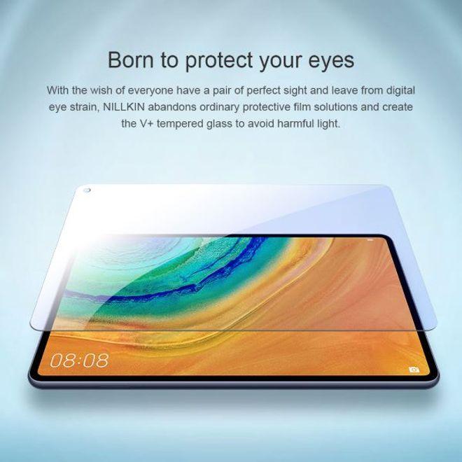 Actual product image Nillkin V+ anti-bluelight protective glass (1 Piece, MatePad Pro)