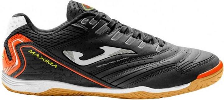 Joma Maxima 2301 Hallenfussballschuhe schwarz und orange MAXS2301IN (44,5)
