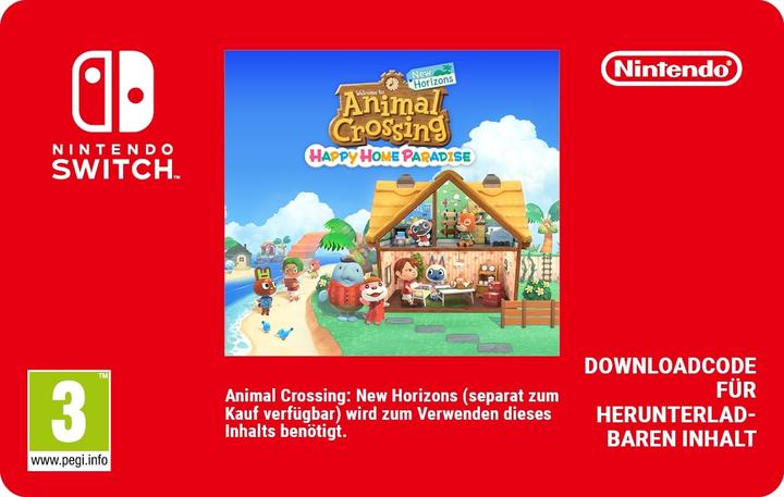 Nintendo Animal Crossing: Happy Home Paradise Digital Code 25 CHF CH (Switch)