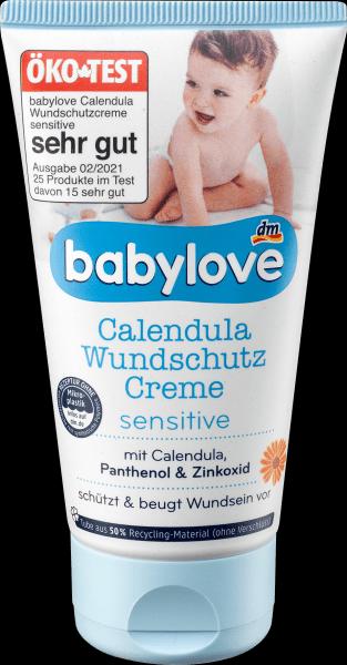 dm babylove Wundschutzcreme sensitive Calendula