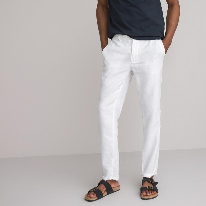 Actual product image La Redoute Collections Linen trousers (32)