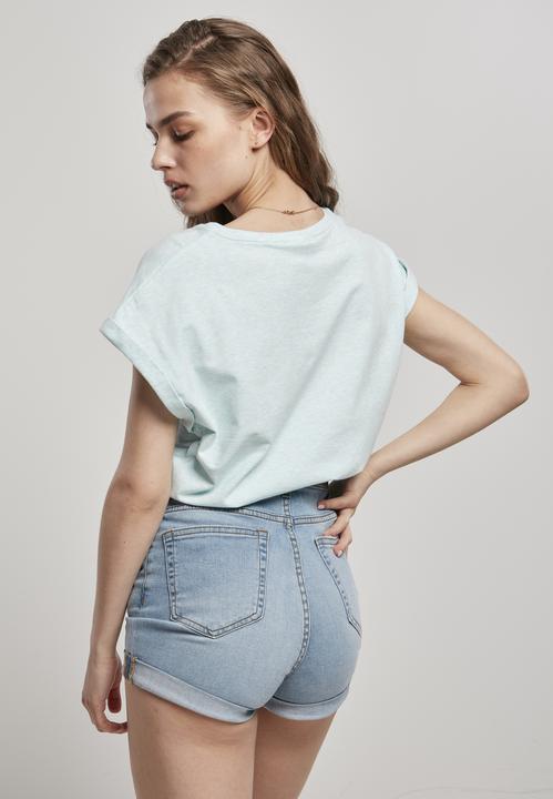 Produktbild Urban Classics Ladies Color Melange Extended Shoulder Tee (4XL)