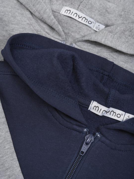 Actual product image Minymo MISweat Jacket w. hood (2-pack) - 5752 (110)