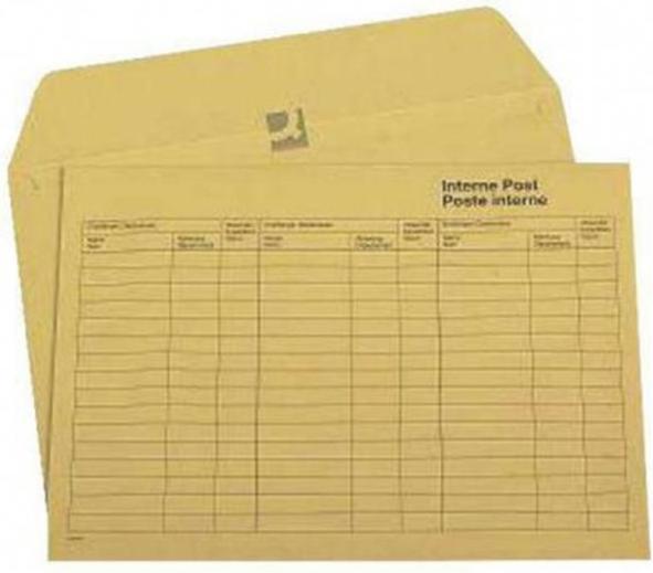 Image du produit Q-Connect Enveloppe Courrier interne (C4, 100 x)