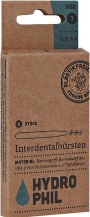 Image du produit Hydrophil Brosses interdentaires 0.60mm Size 3 (6 x, 0.60 mm)