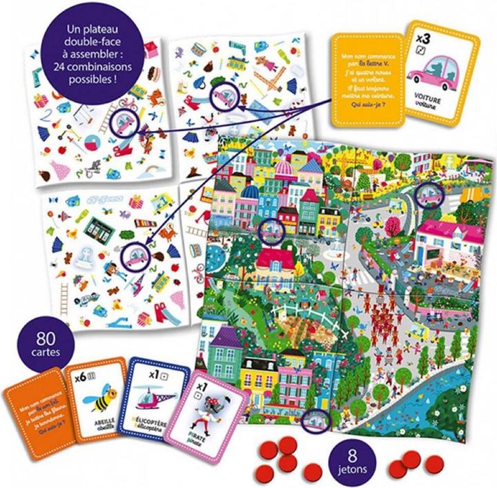 Image du produit Janod Jeu cherche et trouve les lettres (Français)