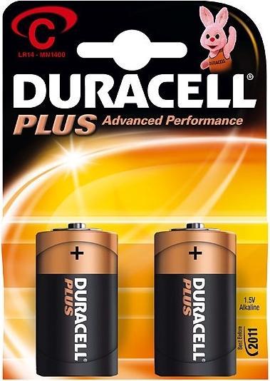 Produktbild Duracell Plus (2 Stk., C, 7750 mAh)