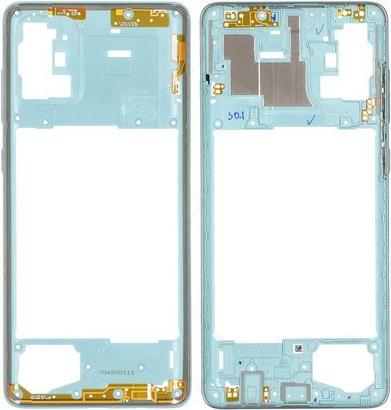 Produktbild Samsung Middle Frame für A715F Galaxy A71 - prism crush blue