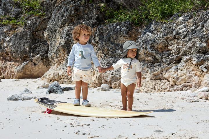 Actual product image Lässig Baby-Bademode Bade-Shirt LSF Long Sleeve Rashguard - Crocodile (92)