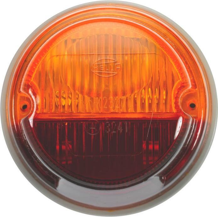 Actual product image Hella 2 Halogen tail lights for CASE IH DEMAG HOLDER LINDE MAN SCANIA STEYR