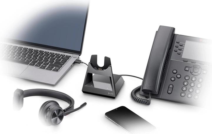Image du produit Poly HP VOYAGER 4310 USB-C Headset with charge stand, Wireless, Office/Call center, 55 g, Headset (Sans fil, USB-C)