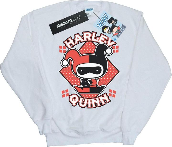 Chibi Harley Quinn Badge Sweatshirt Mädchen