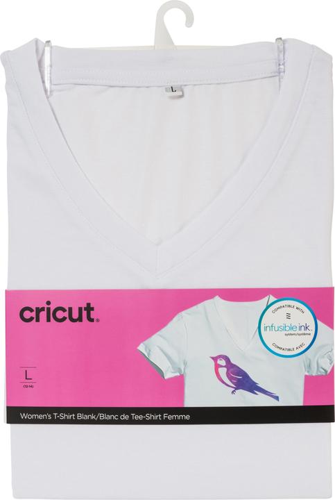 Image du produit Cricut T-Shirt à encre infusible pour femmes Taille L, blanc