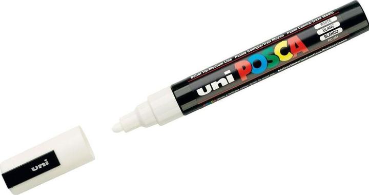 Immagine prodotto Posca Marchio PC-5M a punta tonda (Bianco, 2.50 mm, 1 x)