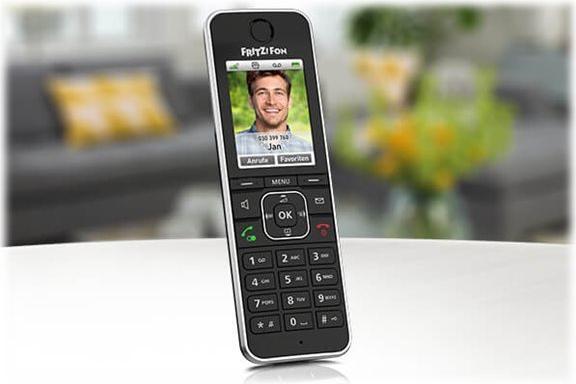 Immagine prodotto AVM Telefono cordless VoIP FRITZ!Fon C6 Black Edition