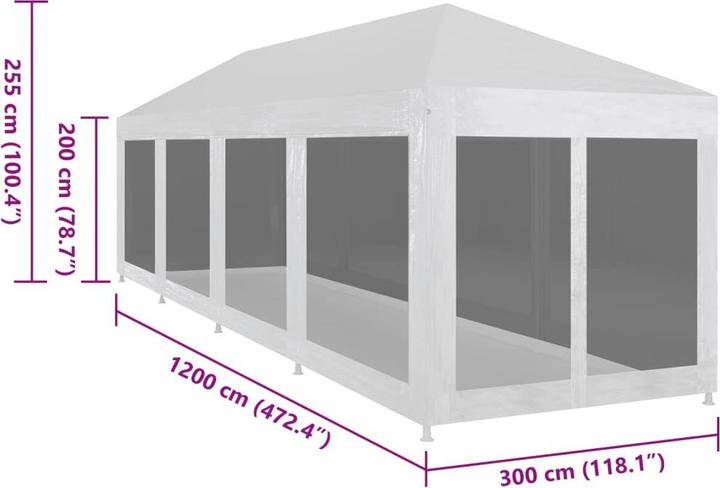 Actual product image VidaXL Desirae (300 cm, 300 cm)