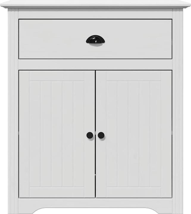 Produktbild VidaXL Flurschrank BODO Weiss 80x35x90 cm Flurmöbel Schrank Wohnzimmerschrank (80 x 35 x 90 cm)