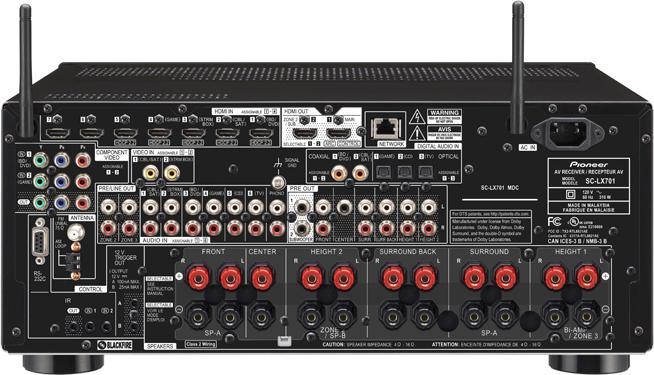 Image du produit Pioneer Sc-Lx701 (9.2 canaux, FM)