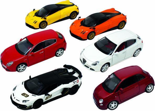 ODS Silver Wheel - Auto italiane a licenza sc.1:32, a retrocarica, portiere apribili, luci e suonibatter