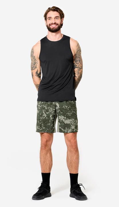 Actual product image Domyos Shorts Reissverschlusstaschen - khaki (XL)