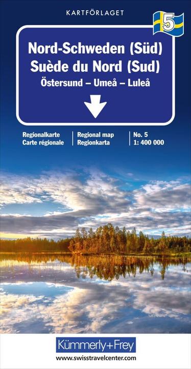 Produktbild Nord-Schweden (Süd) Nr. 05 Regionalkart