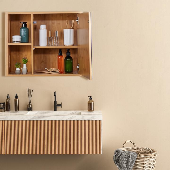 Actual product image Relaxdays Mirror cabinet (54.5 x 20 x 45 cm)