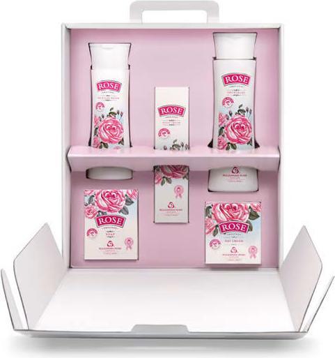 Bulgarian Rose Rosaris Geschenkset Rose Original 5-teilig (Haarpflege set)