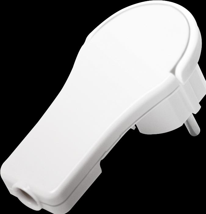 Produktbild LogiLink Flachwinkelstecker weiss