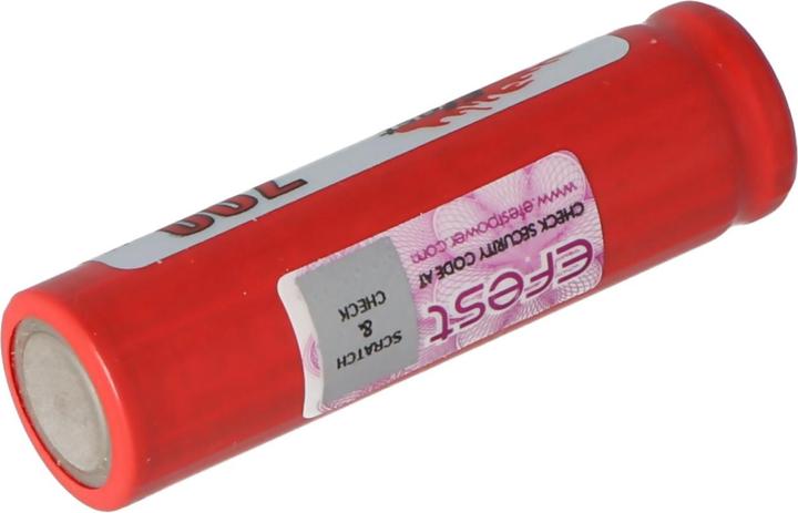 Actual product image Efest Battery IMR 14500 V2, positive pole raised (1 pcs., 14500, 700 mAh)