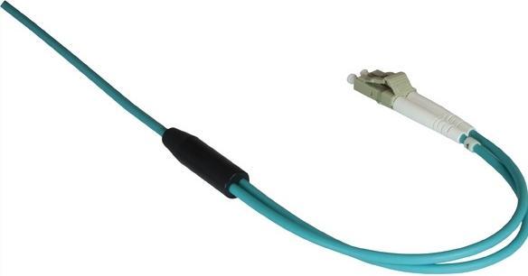 Produktbild Dinic LWL Panzerkabel OM3, 50µ, LC/LC Multimode, 20m LC St./St., duplex, LSZH, Nagetierschutz, türkis DINI (S/FTP, 20 m)