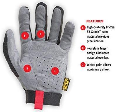 Produktbild Mechanix Wear Gloves Mechanix Specialty Hi-Dexterity size 0.5 9 / M. 0.5mm thick palm. Velcro, artificial leather (M)