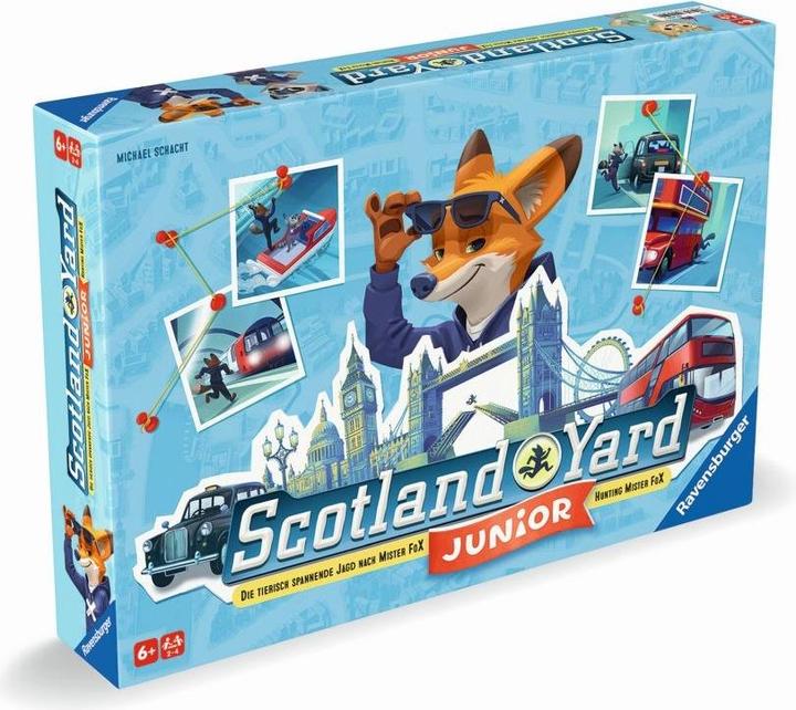 Actual product image Ravensburger Scotland Yard Junior (Spanish, German, Portuguese, English, Italian, Dutch, French)