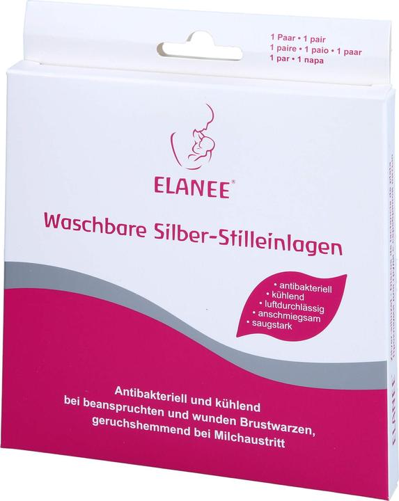 Actual product image Büttner-Frank Elanee silver nursing pad, 2 pcs (2 x)
