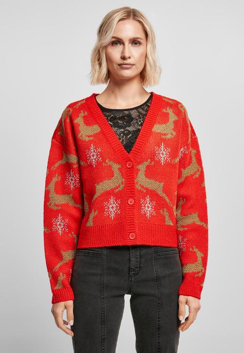 Immagine prodotto Urban Classics Cardigan natalizio corto oversize da donna (S)