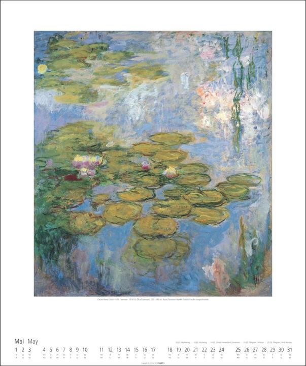 Produktbild Claude Monet Kalender 2026 (46 x 55 cm, Deutsch, Englisch)