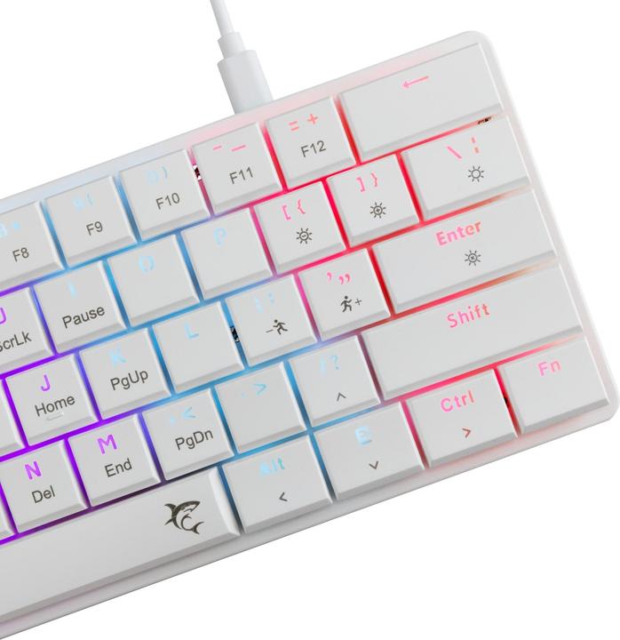 Produktbild White Shark GK-006211 Nagamaki White-Mechanical-Red.SW (US, Kabelgebunden)