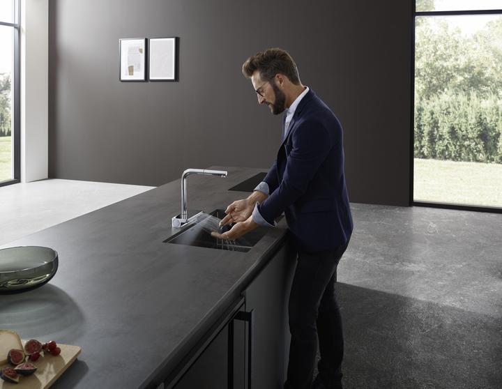 Productafbeelding hansgrohe Aquno Select M81 Eéngreeps keukenmengkraan 250 (chroom)