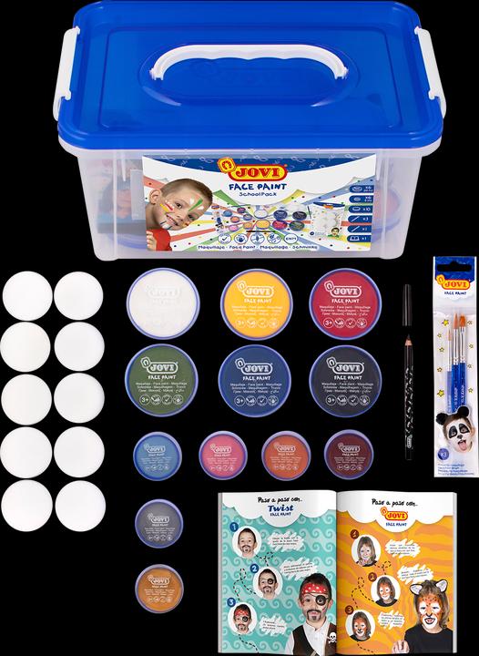 Produktbild Jovi Fasching-Schminke, Komplett-Schminkset 28-teilig