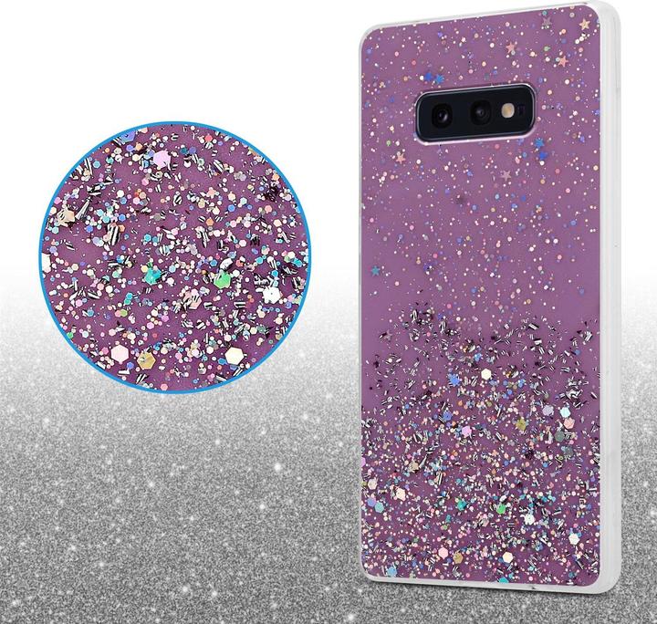 Image du produit Cadorabo Couverture TPU paillettes scintillantes (Samsung Galaxy S10e)