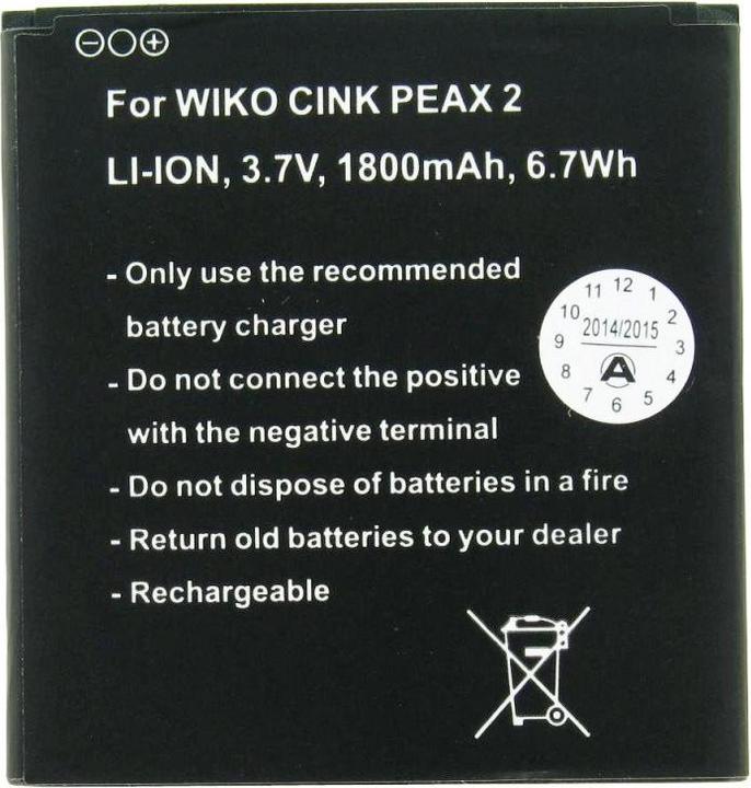 Actual product image Wiko Akku Cink Peax 2 Akku S104-E880000-001