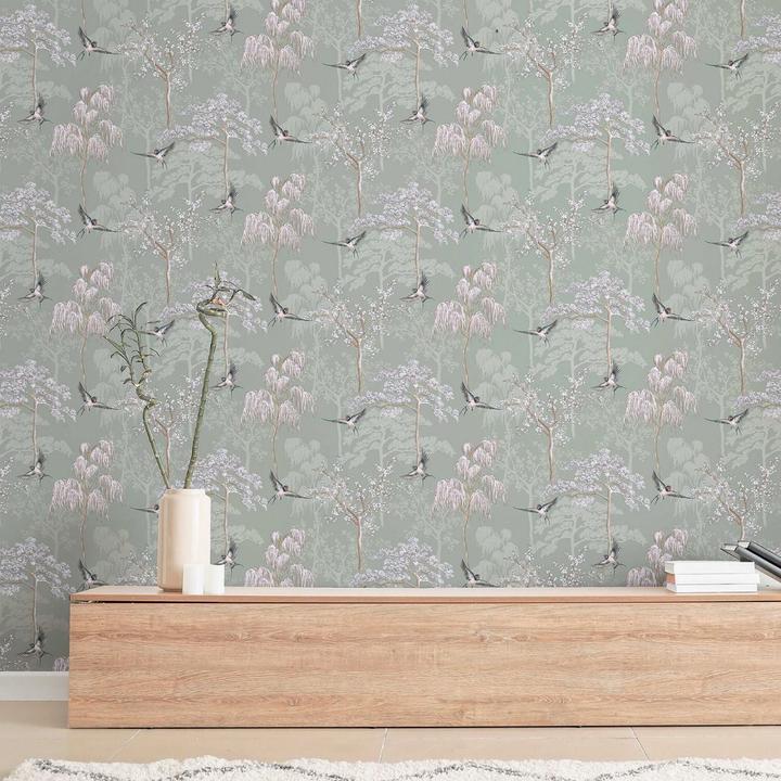 Produktbild World of Wallpaper Tapete Japanischer Garten