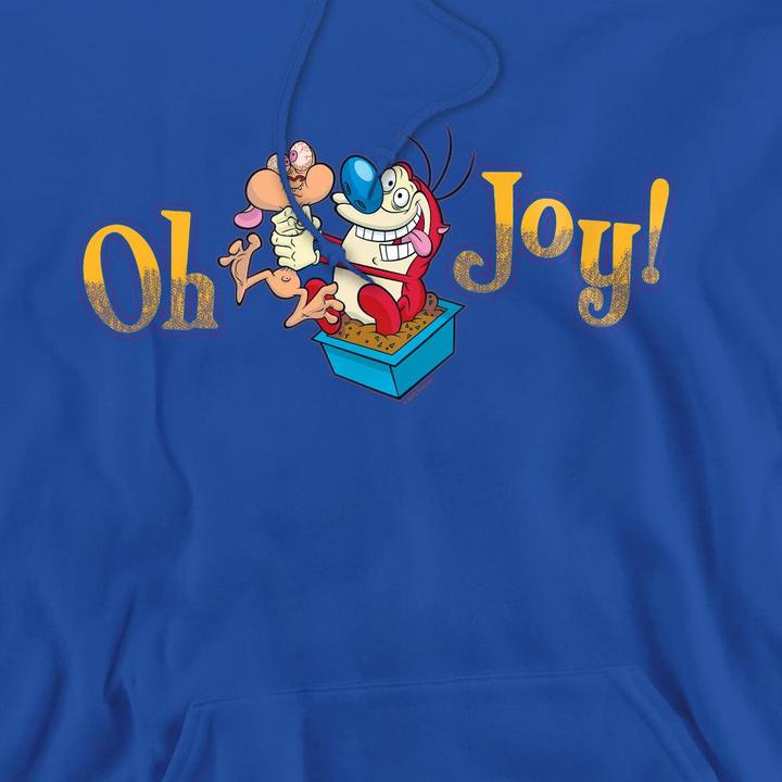 Immagine prodotto Ren & Stimpy Oh Joy Felpa con Cappuccio Uomo (S)