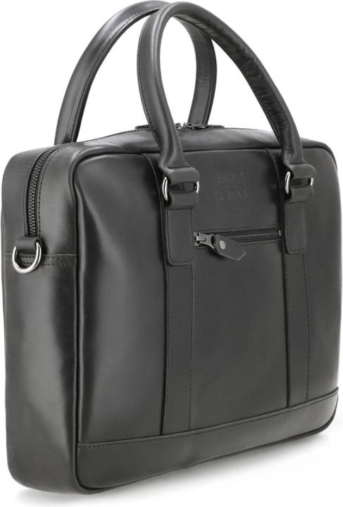 Buckle & Seam Leder Business Briefcase Everett / Dot (7 l, Handgepäck (bis 50l))