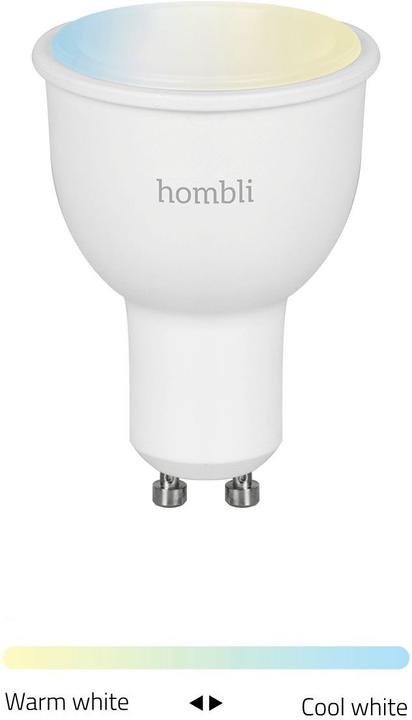 Produktbild Hombli Smart Spot CCT (GU10, 4.50 W, 380 lm, 1 x, F)