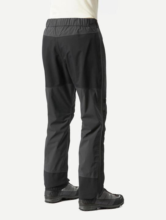 Actual product image Forclaz Men's waterproof rain trousers 20,0000 mm water column trekking - MT900 black (Frequency band 38 (2600 MHz))