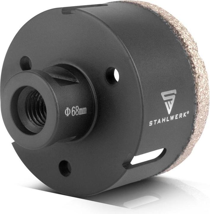 Produktbild Stahlwerk Diamant-Bohrkronen 10er Set 6-68 mm M14 für Winkelschleifer (68 mm)