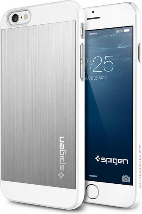 Actual product image Spigen Aluminum Case for iPhone 6/6S (4.7") Satin Silver (Apple iPhone 6)